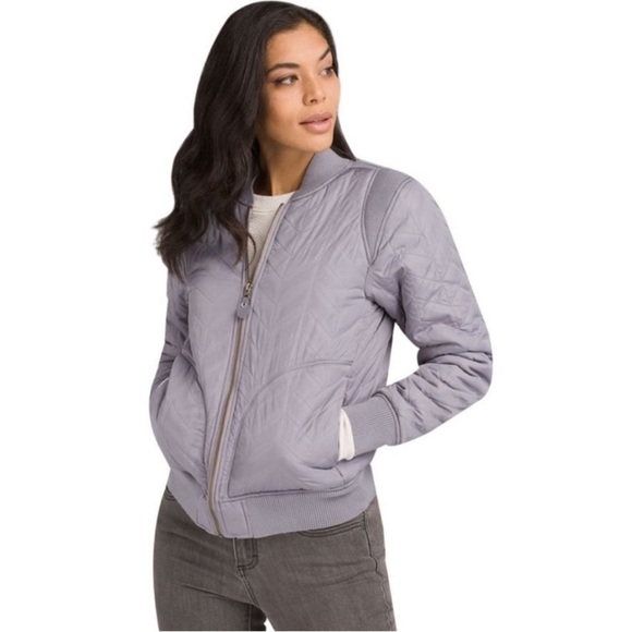 Prana Jackets & Blazers - Prana Women's Quilted Bomber Jacket in Lavender